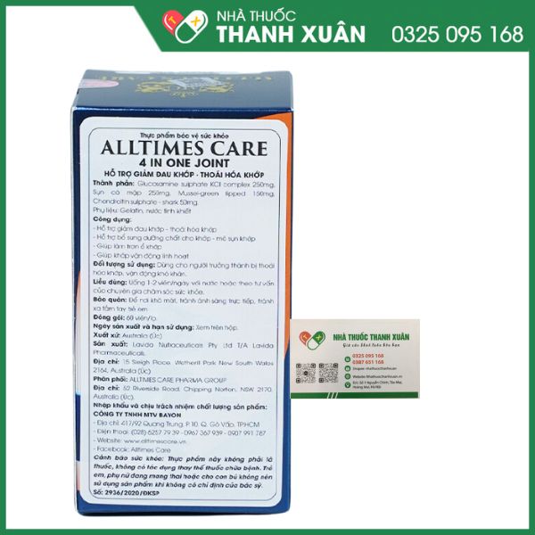 Viên uống bổ khớp Alltimes Care 4 in one joint